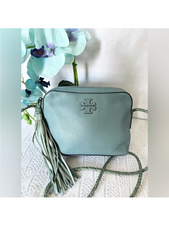 Tory Burch Handbags - Tory Burch Taylor Camera Bag in Cloud Blue EUC